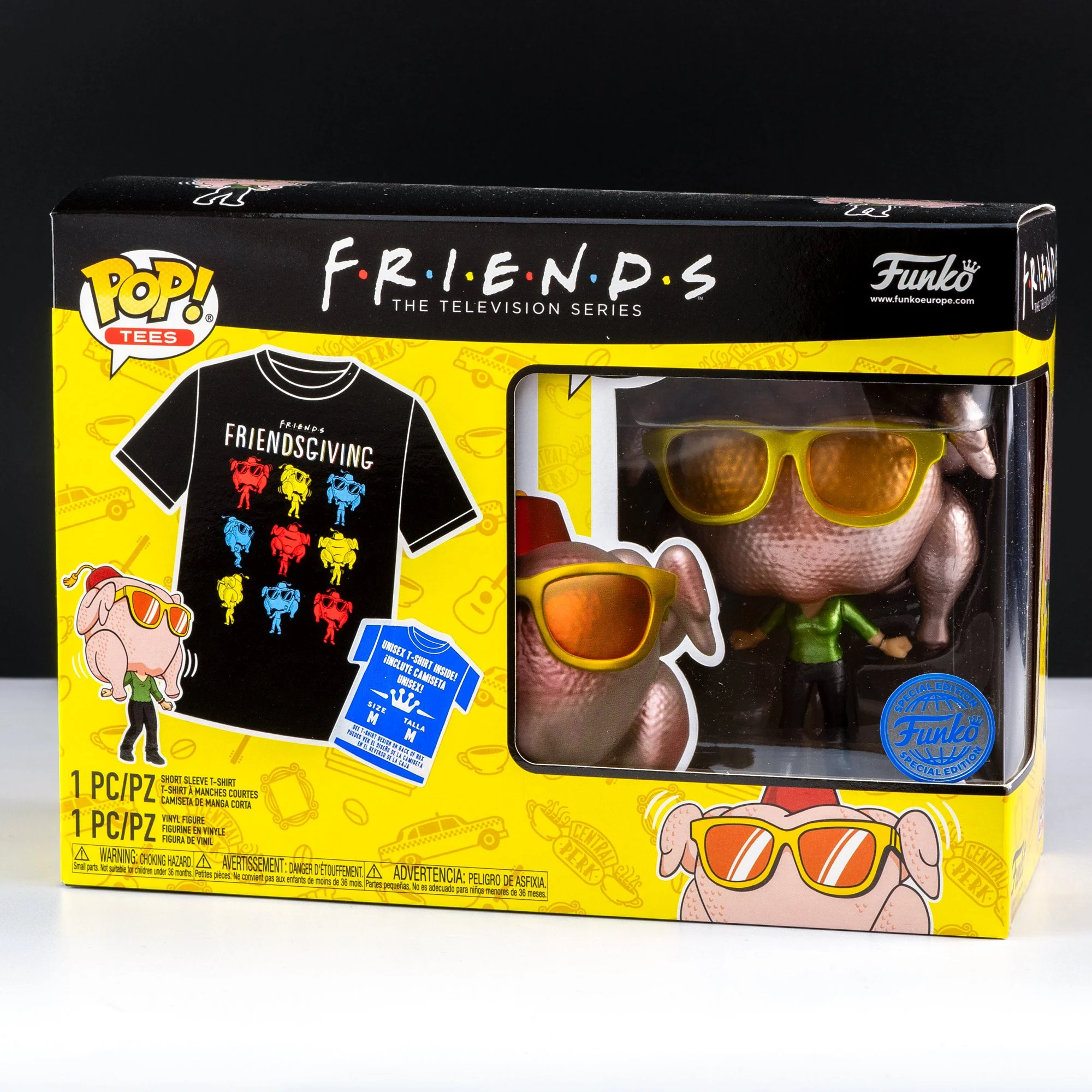 Friends Monica with Turkey Pop! Vinyl and Tee Set - Image 2