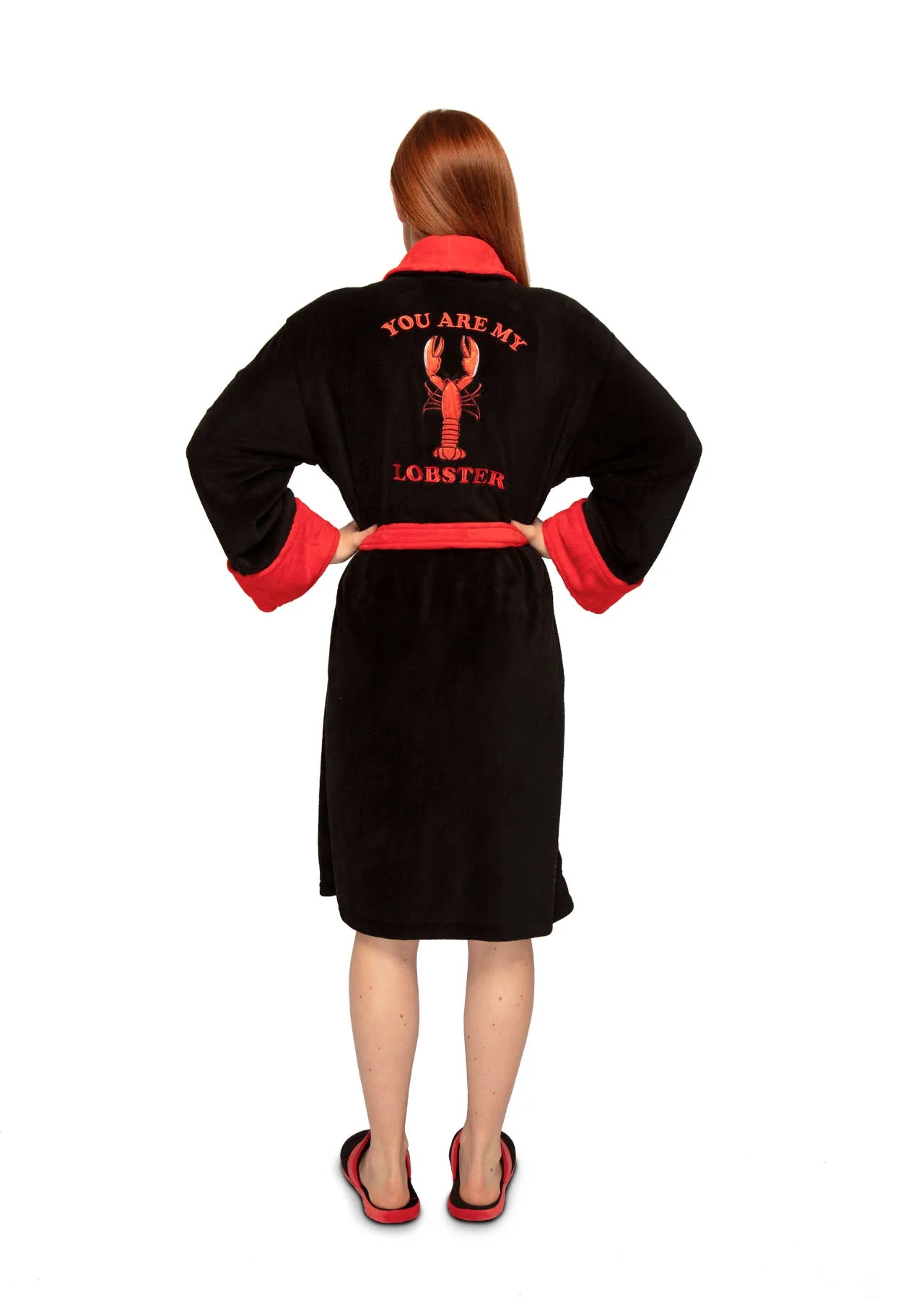 Friends You Are My lobster Ladies Bathrobe - Image 4
