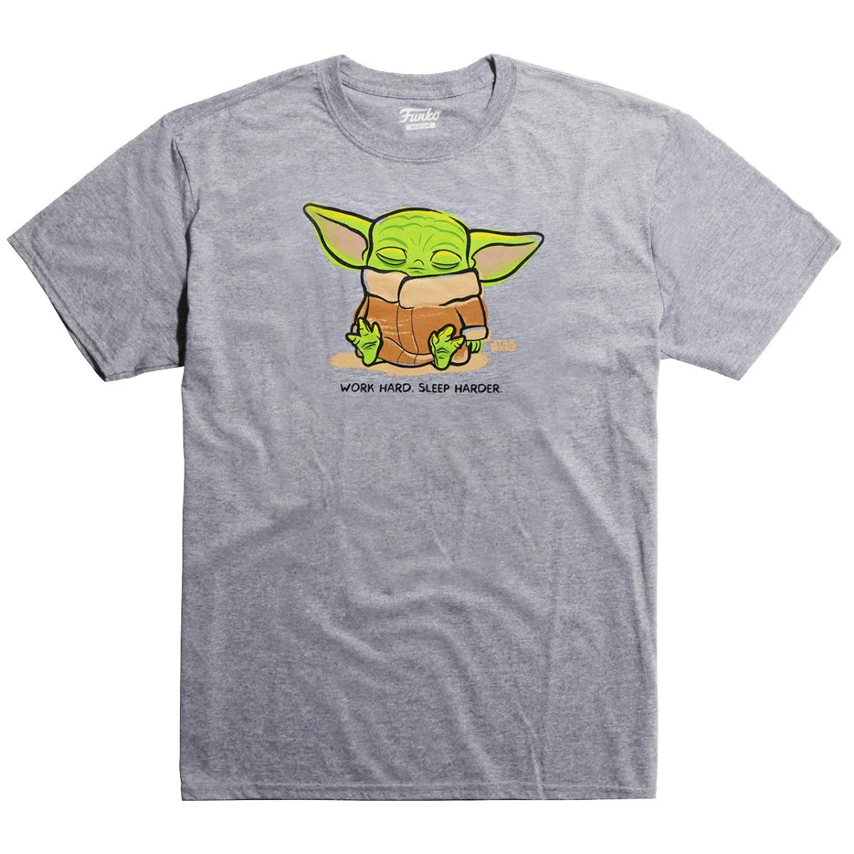 Funko Pop! Star Wars The Mandalorian "Sleep Harder" Baby Yoda T-Shirt - Image 3
