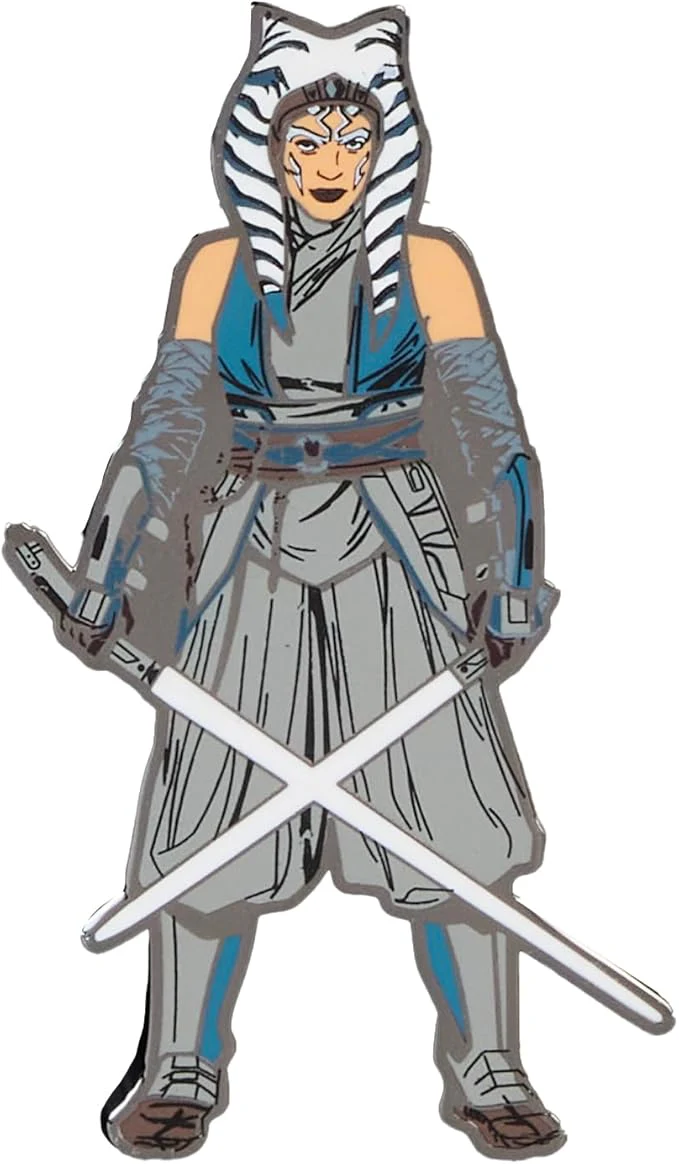 Star Wars The Mandalorian Grogu and Ahsoka 4 Piece Pin Set - Image 3