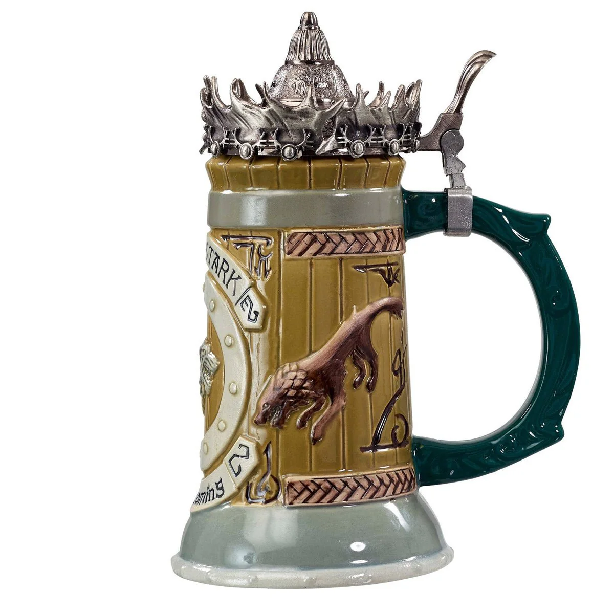 Game of Thrones House Stark Ceramic Beer Stein - Image 4