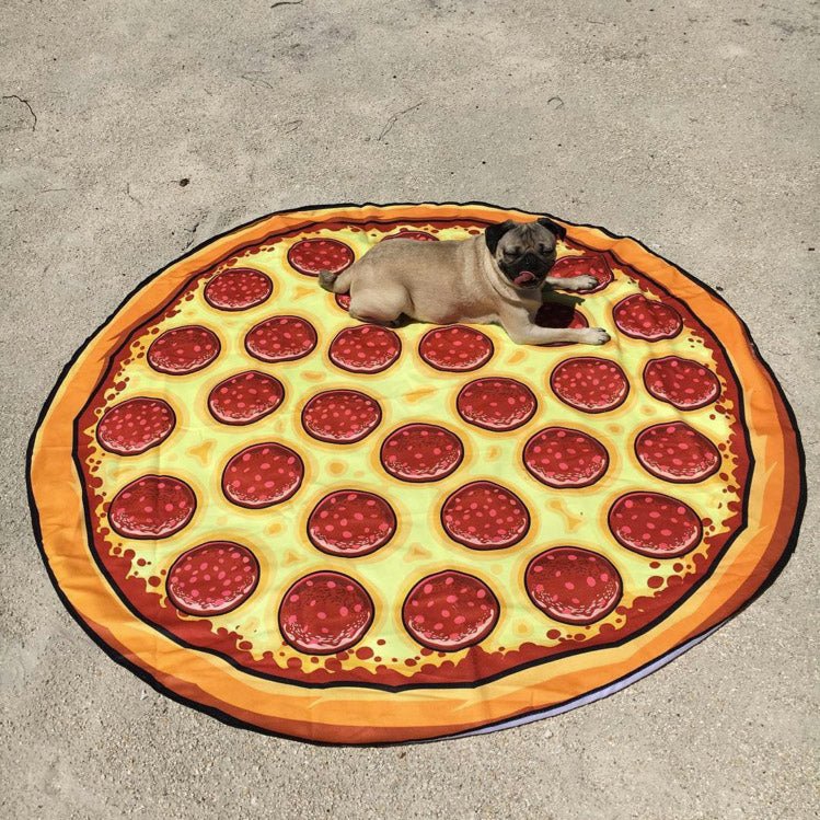 Giant Pizza Beach Blanket - Image 3