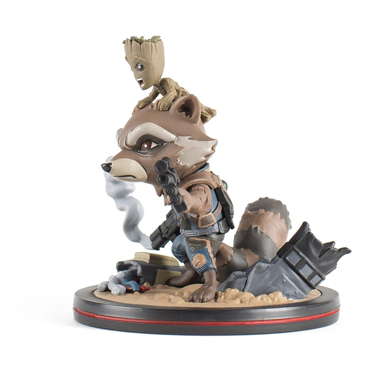 Guardians of the Galaxy Rocket & Groot Q-Fig Diorama - Image 5