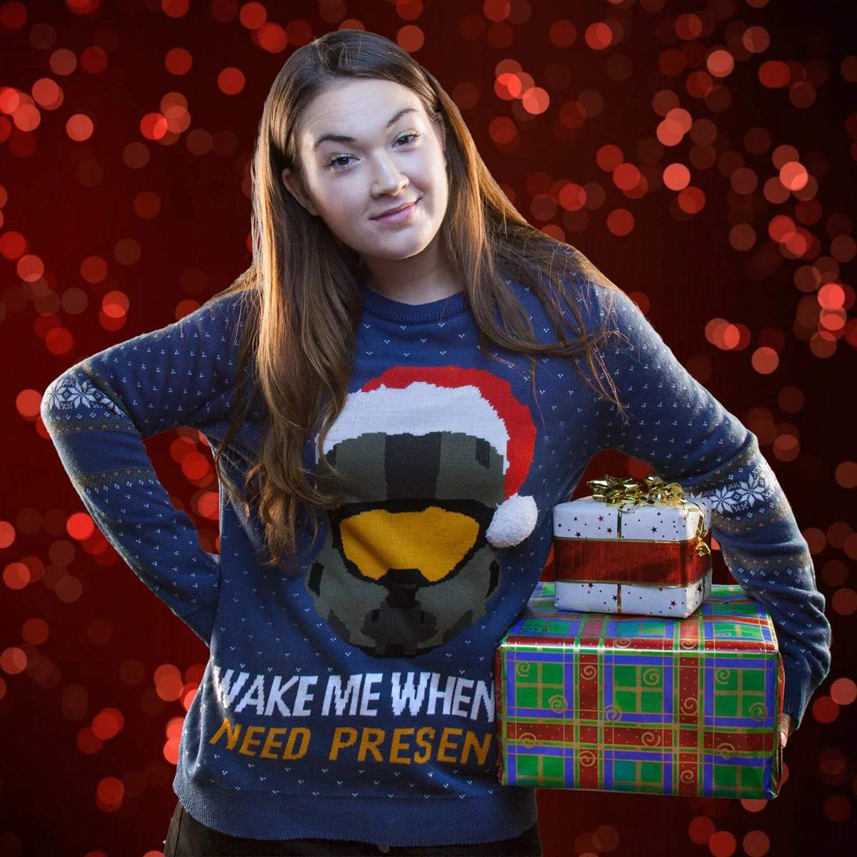Halo Master Chief Knitted Christmas Jumper - Image 3
