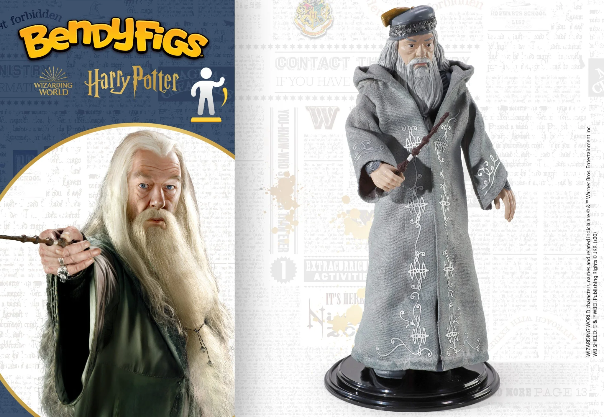 Harry Potter Albus Dumbledore Bendyfig - Image 2