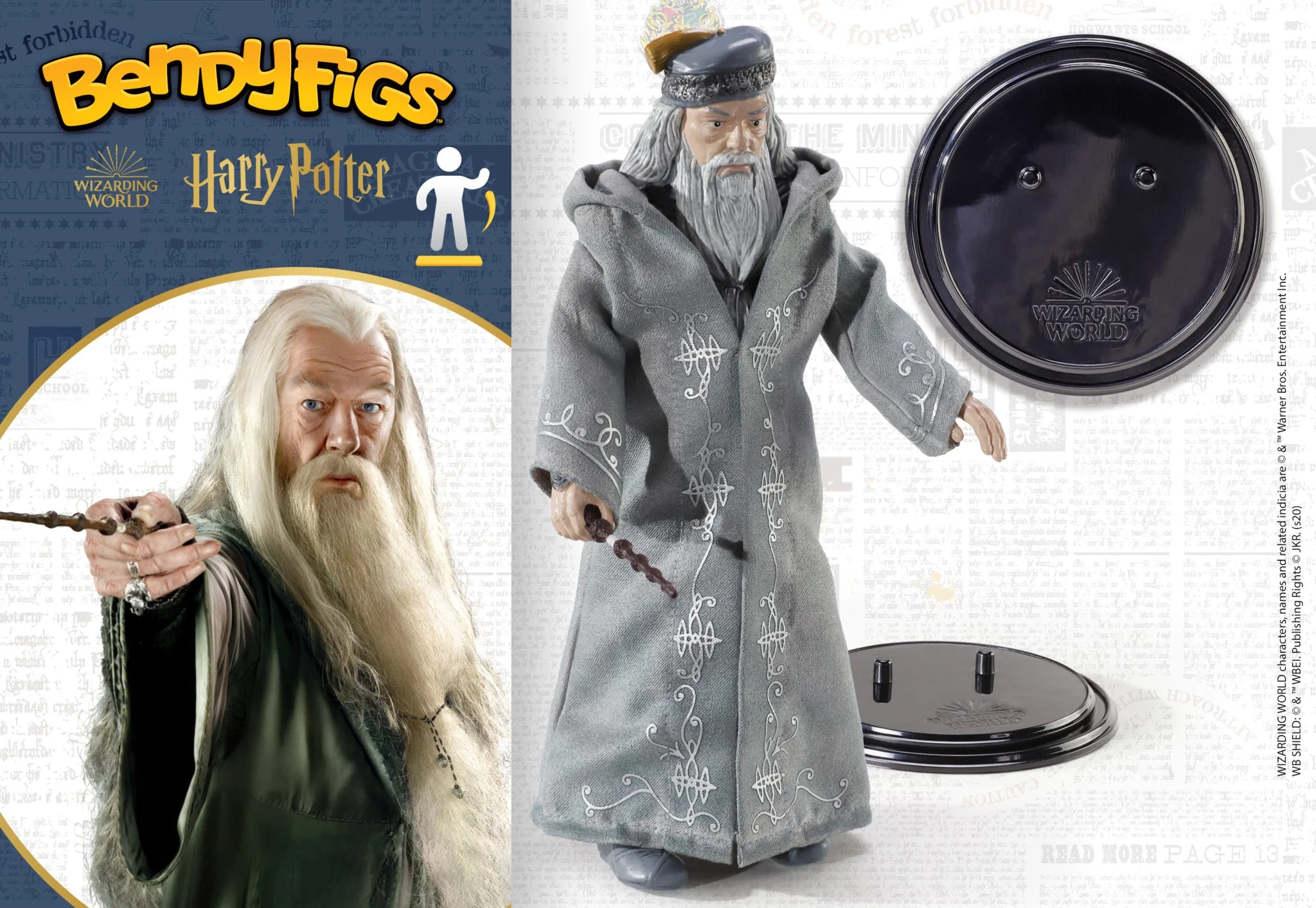 Harry Potter Albus Dumbledore Bendyfig - Image 3