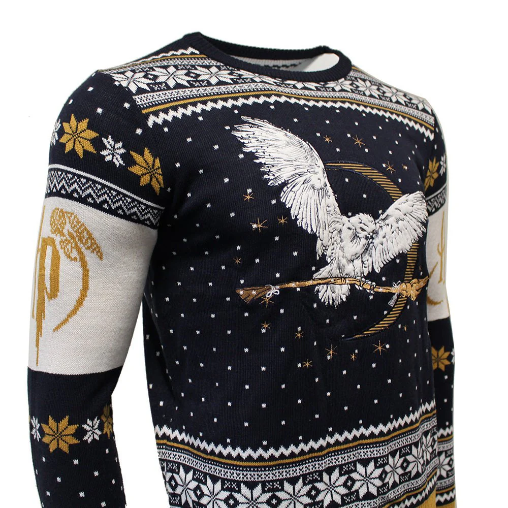 Harry Potter Hedwig Knitted Christmas Jumper / Sweater - Image 2