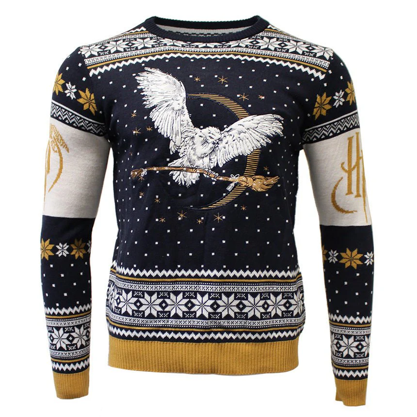 Harry Potter Hedwig Knitted Christmas Jumper / Sweater - Image 7