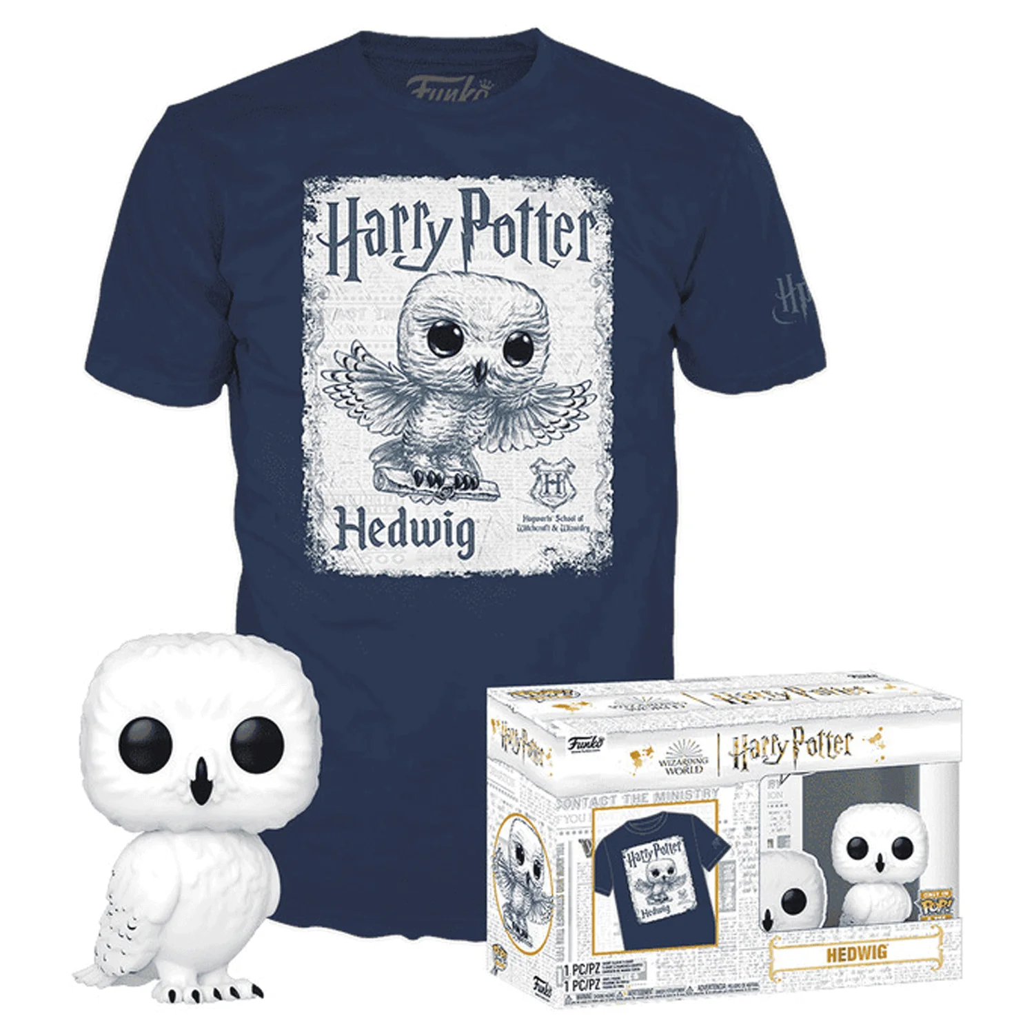 Harry Potter Hedwig Pop! Vinyl and Tee Set - Image 3