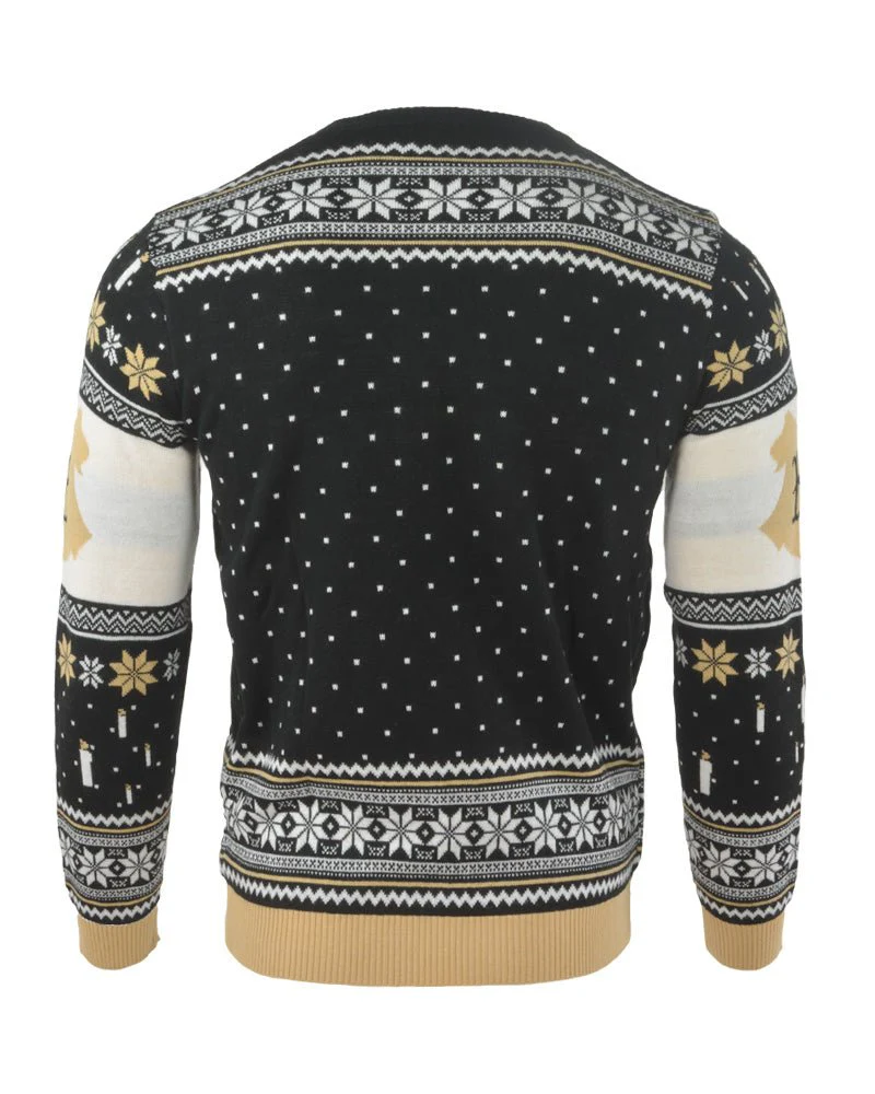 Harry Potter Hogwarts Castle LED Knitted Christmas Jumper / Sweater - Image 2
