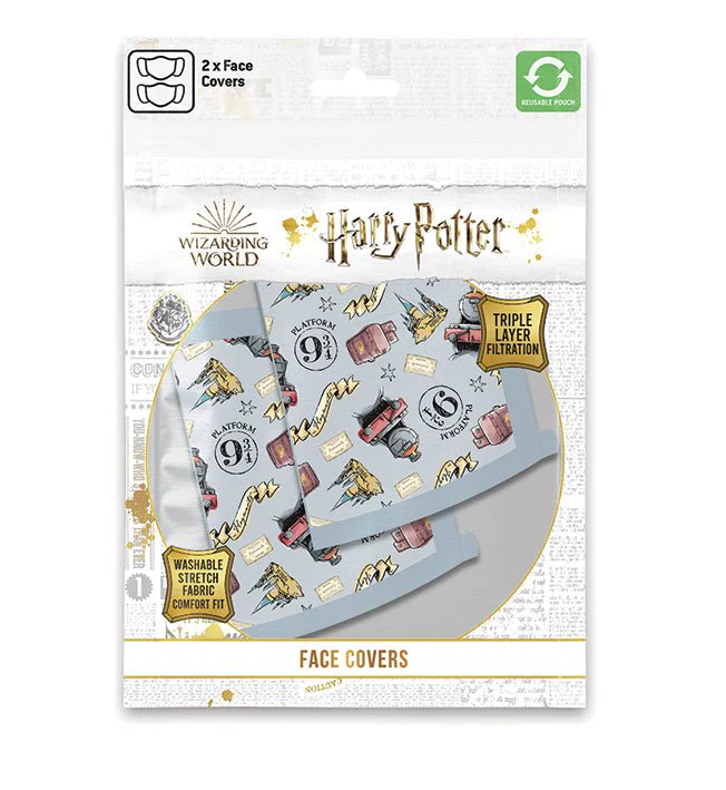 Harry Potter Hogwarts Express Face Mask 2 Pack - Image 4