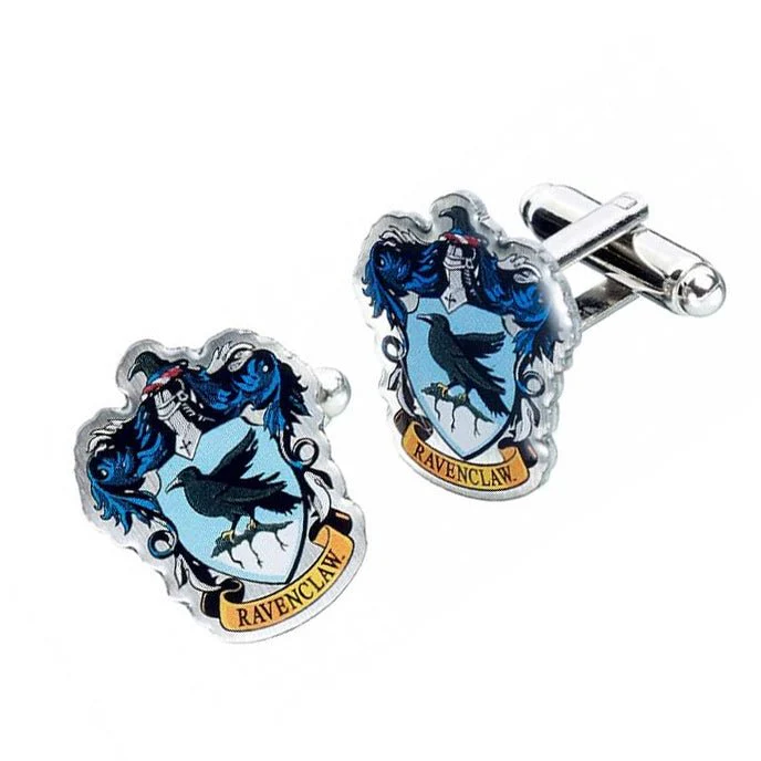 Harry Potter House Crest Silver Plated Cufflinks - Image 4