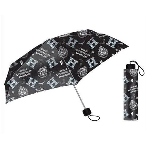 Harry Potter I'd Rather be at Hogwarts Umbrella - Image 2