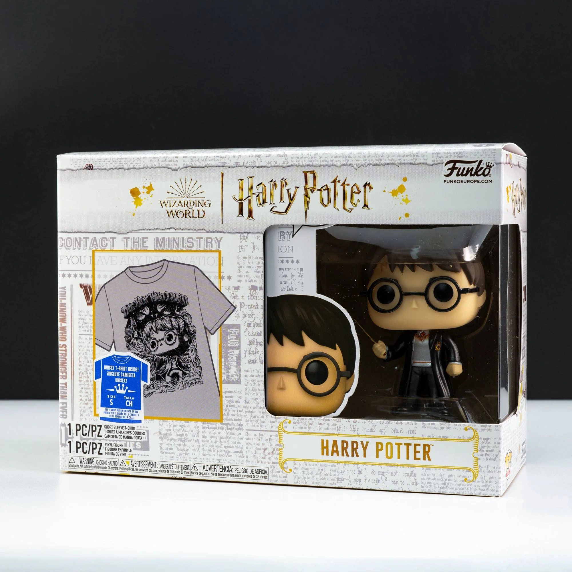 Harry Potter Harry Pop! Vinyl and Tee Set - Image 2