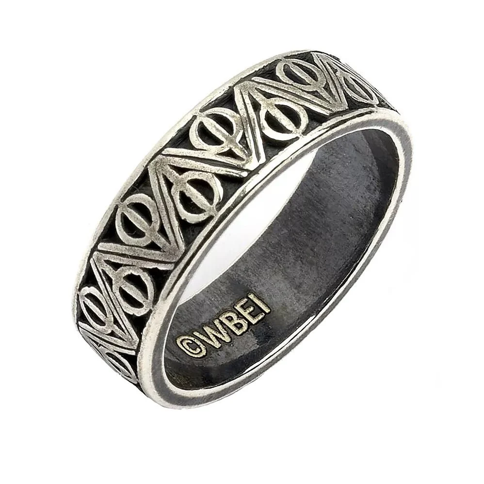 Harry Potter Sterling Silver Deathly Hallows Ring - Image 2