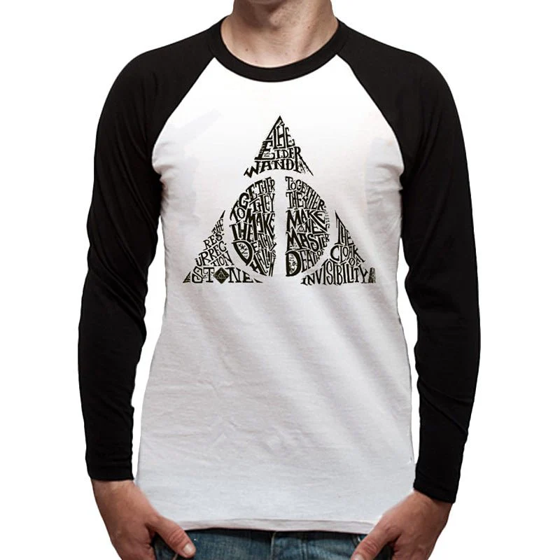 Harry Potter - The Deathly Hallows Premium Baseball T-Shirt - Image 2