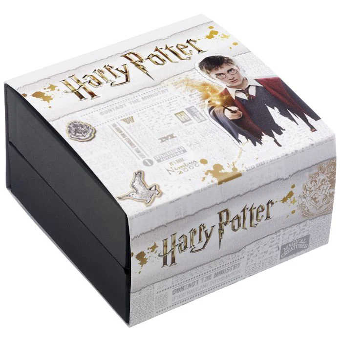 Harry Potter Time Turner Sterling Silver Earrings with Swarovski Crystals - Image 3