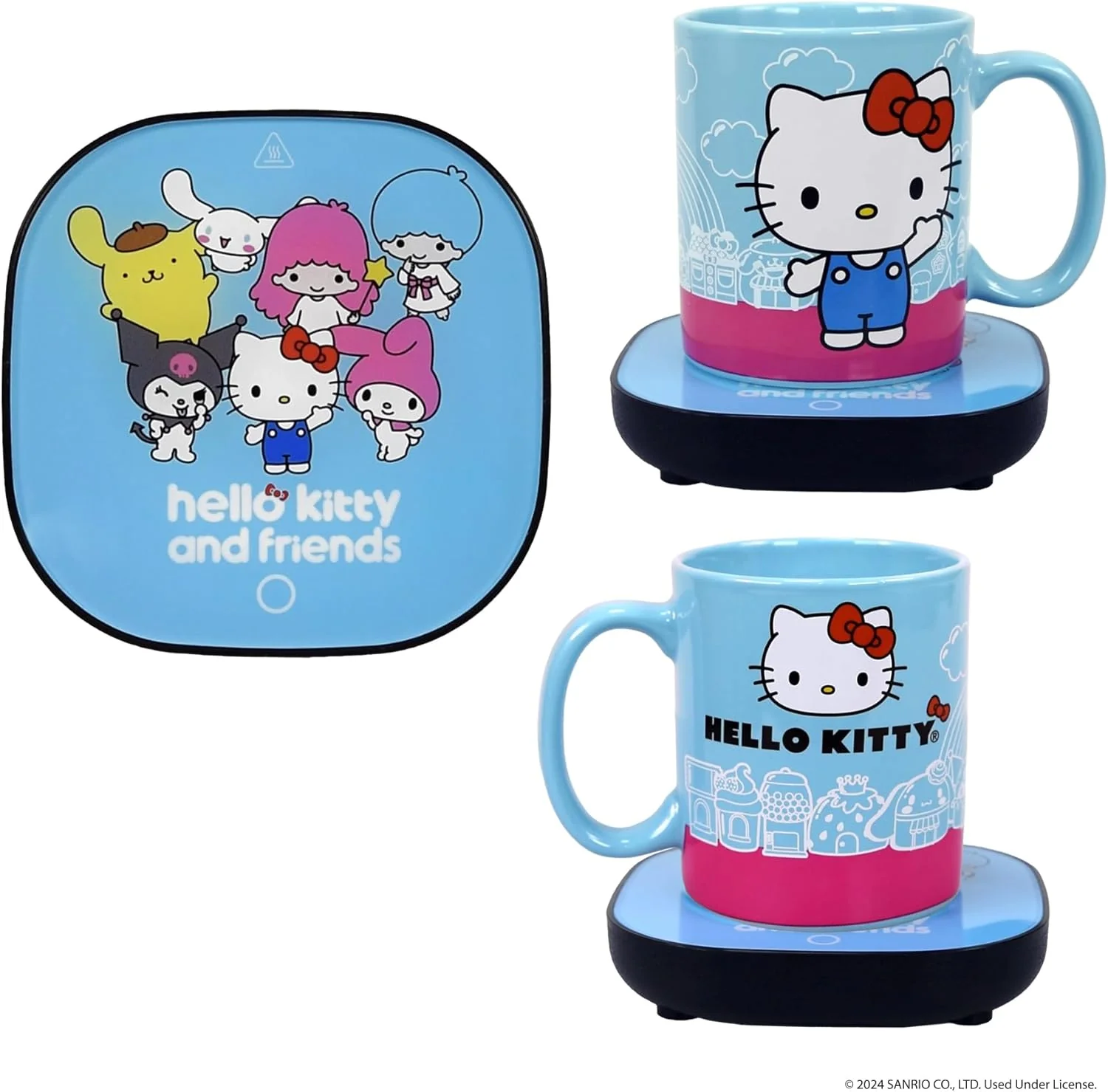 Hello Kitty Coffee Mug & Warmer Set - Image 2