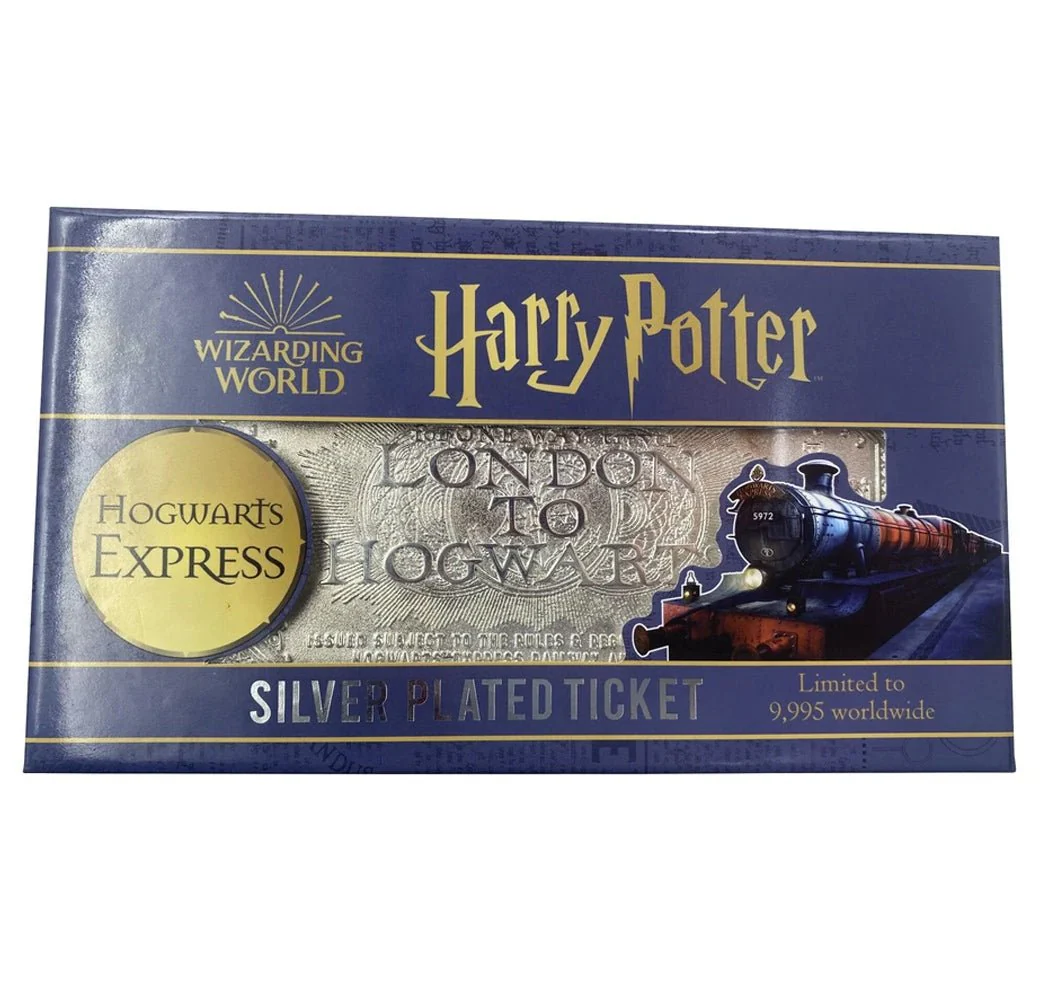 Hogwarts Express Silver Plated Limited Edition Ticket - Image 2