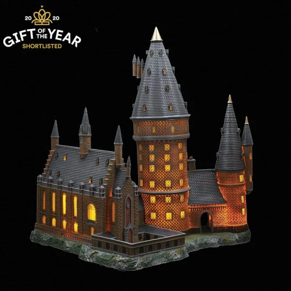 Harry Potter Hogwarts Great Hall and Tower Illuminating Resin Statue - Image 5