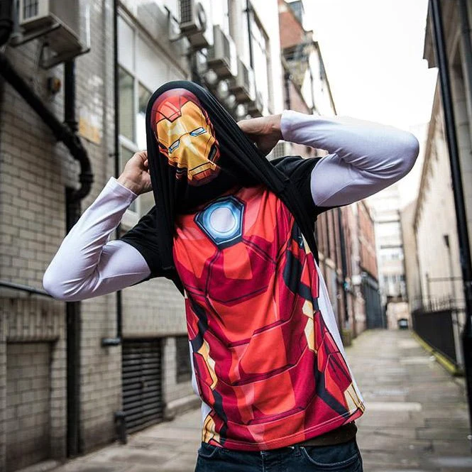 Iron Man Reversible Long Sleeve T-Shirt - Image 2