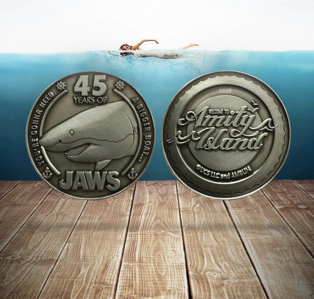 Jaws 45th Anniversary Limited Edition Collectors Coin - Image 2