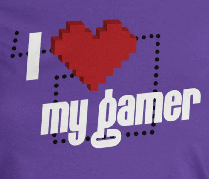 Jinx I Love My Gamer Girl's T-Shirt - Image 3