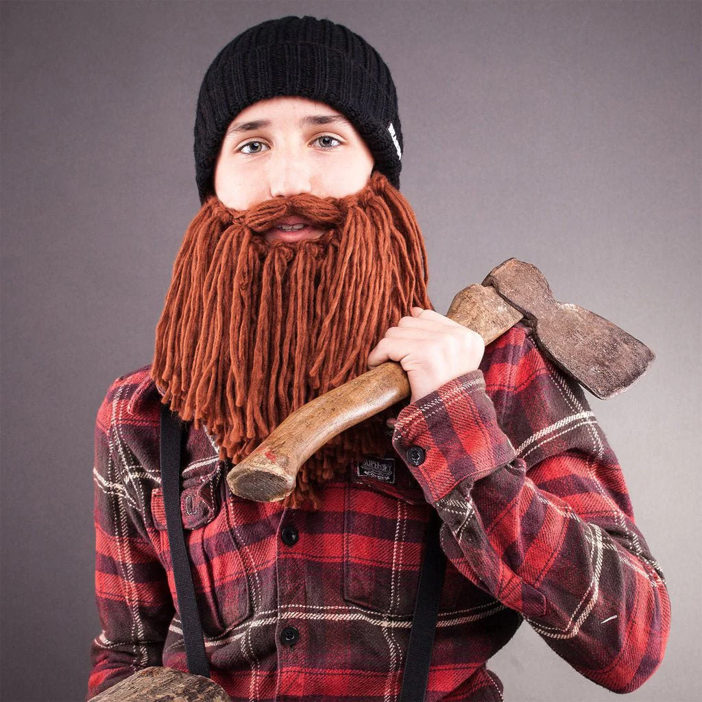 Kids Lumberjack Beard Hat - Image 4