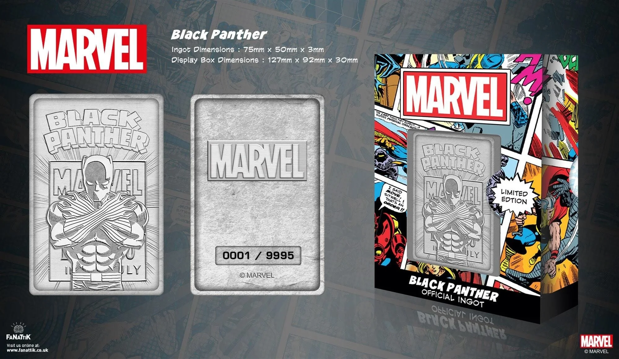 Marvel Black Panther Limited Edition Ingot - Image 3