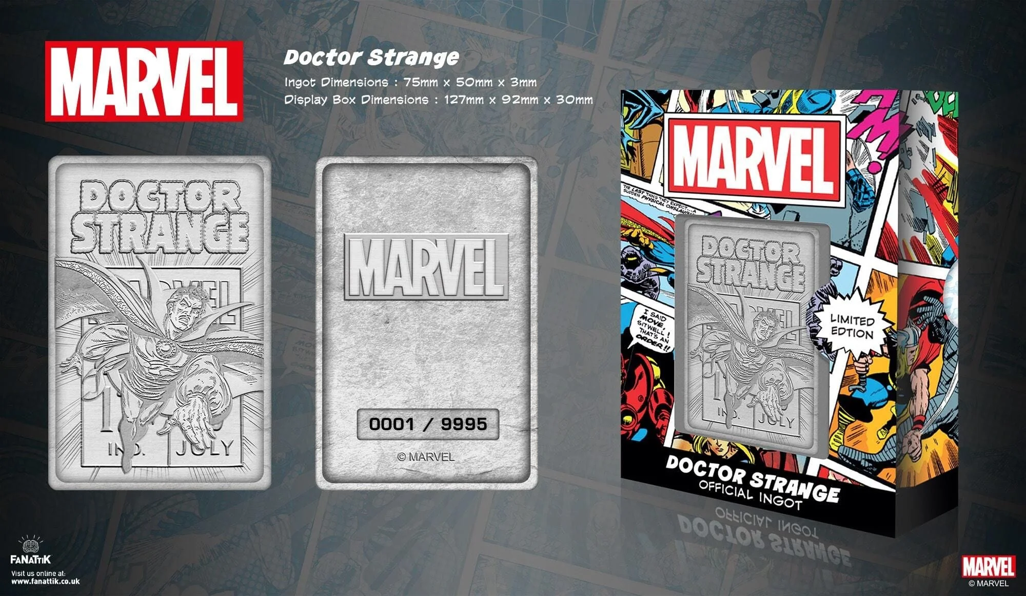 Marvel Doctor Strange Limited Edition Ingot - Image 3
