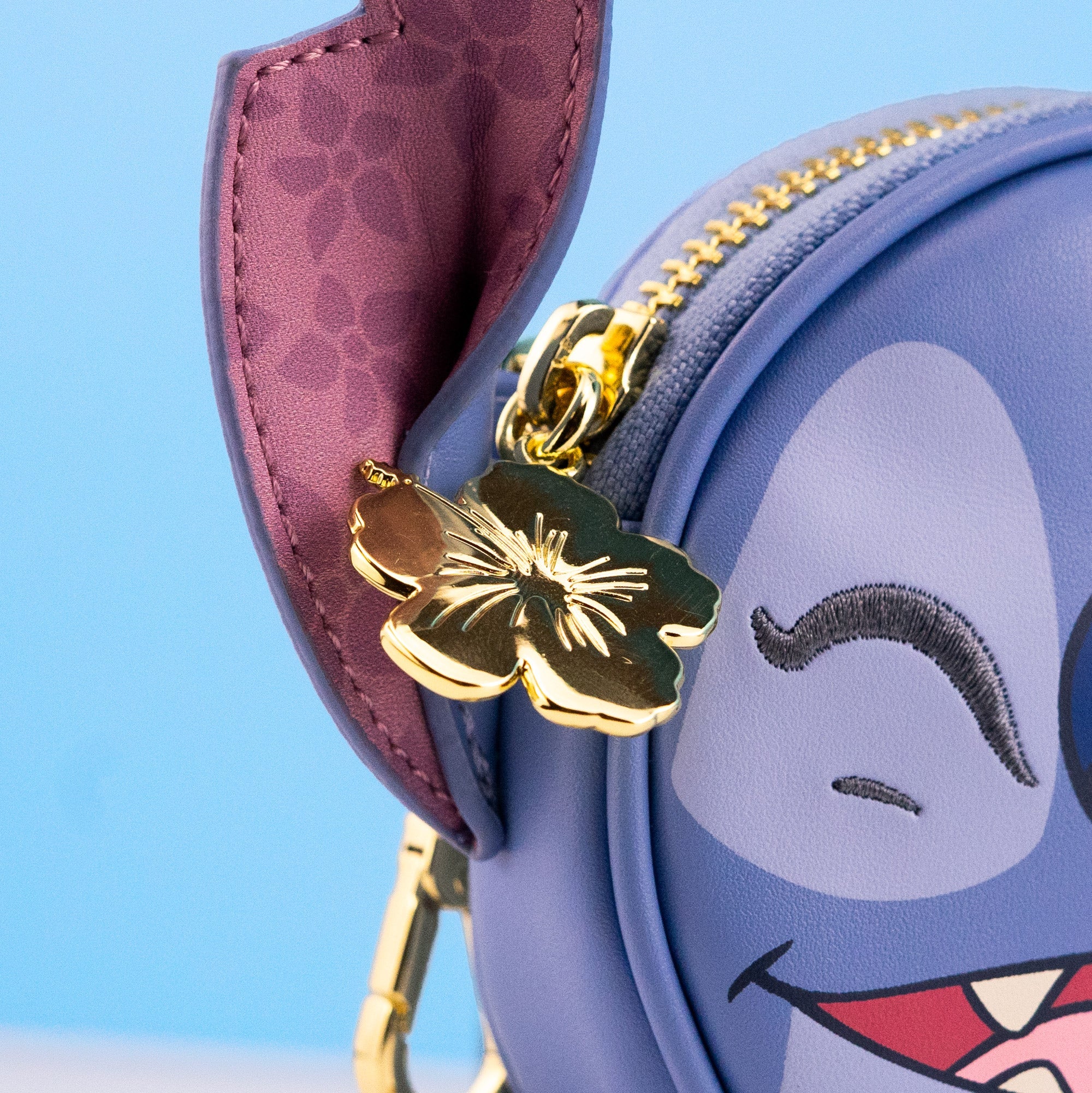 Loungefly x Disney Stitch Springtime Floral Coin Purse - Image 3