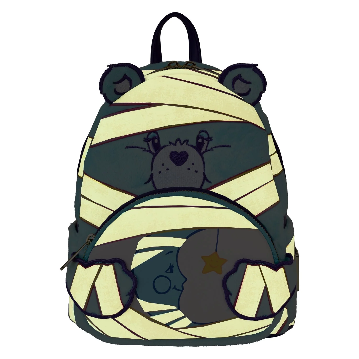 Loungefly Carebears x Universal Monsters Bedtime Bear Mummy Mini Backpack - Image 2