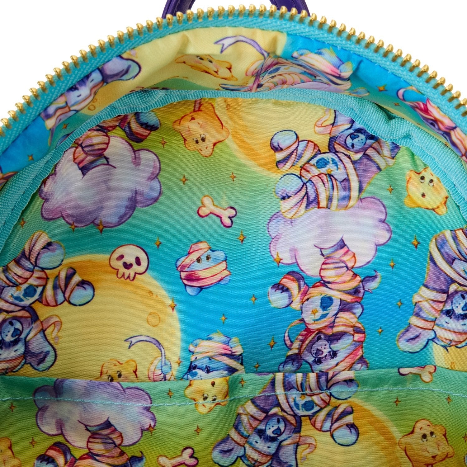 Loungefly Carebears x Universal Monsters Bedtime Bear Mummy Mini Backpack - Image 6