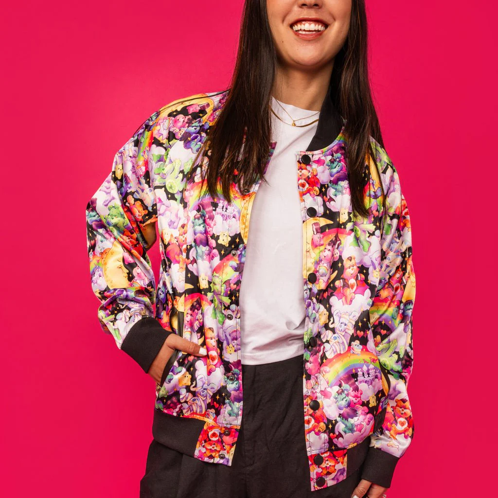 Loungefly Carebears x Universal Monsters Bomber Jacket - Image 3
