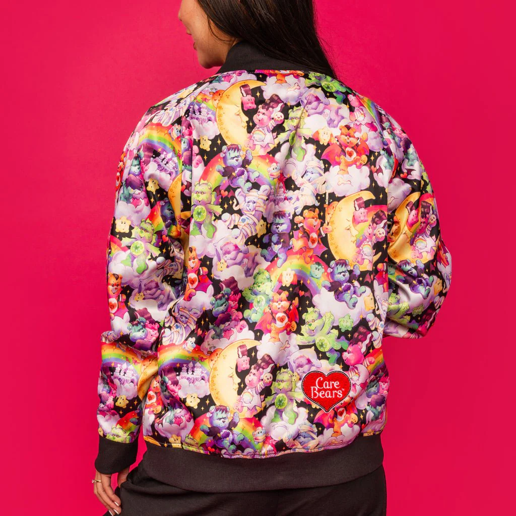 Loungefly Carebears x Universal Monsters Bomber Jacket - Image 4