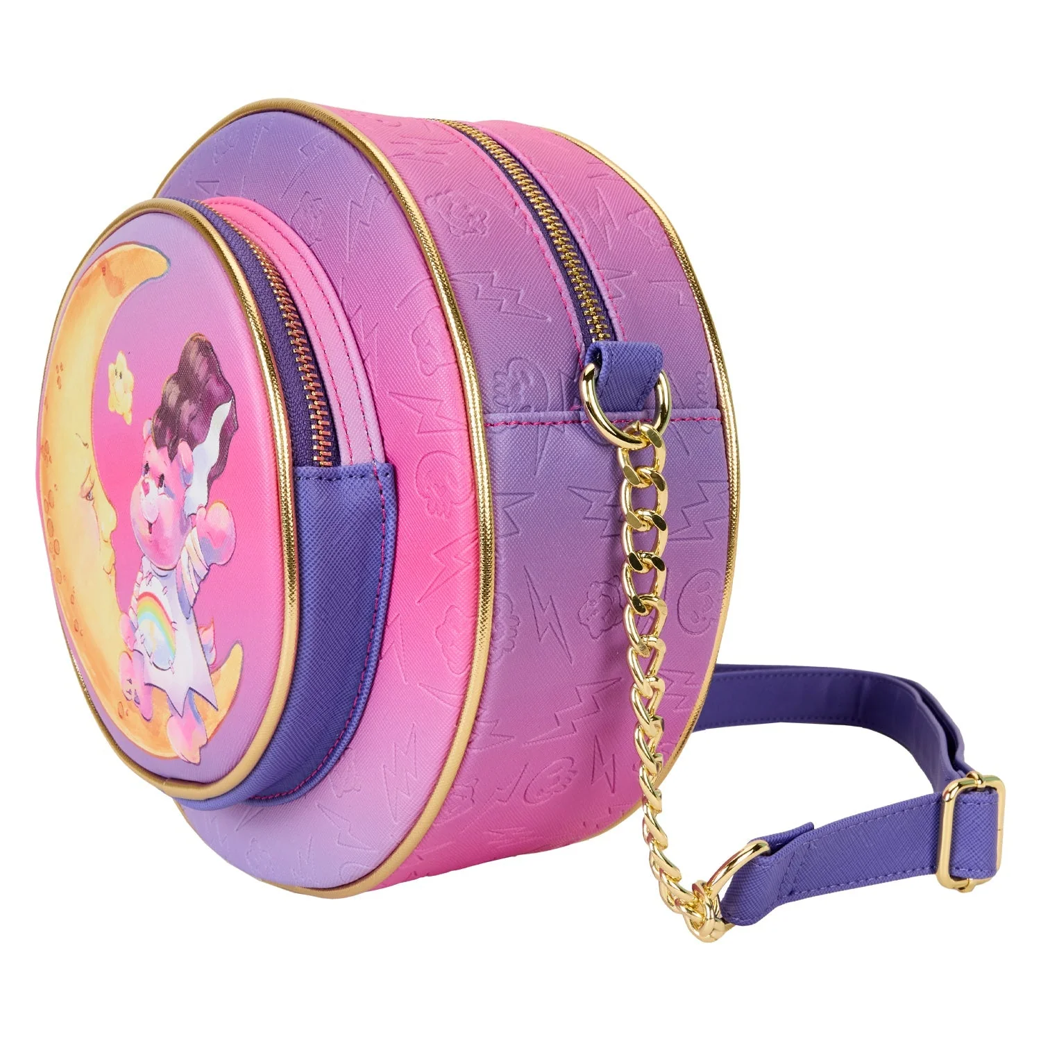 Loungefly Carebears x Universal Monsters Cheer Bear Bride Canteen Crossbody Bag - Image 2