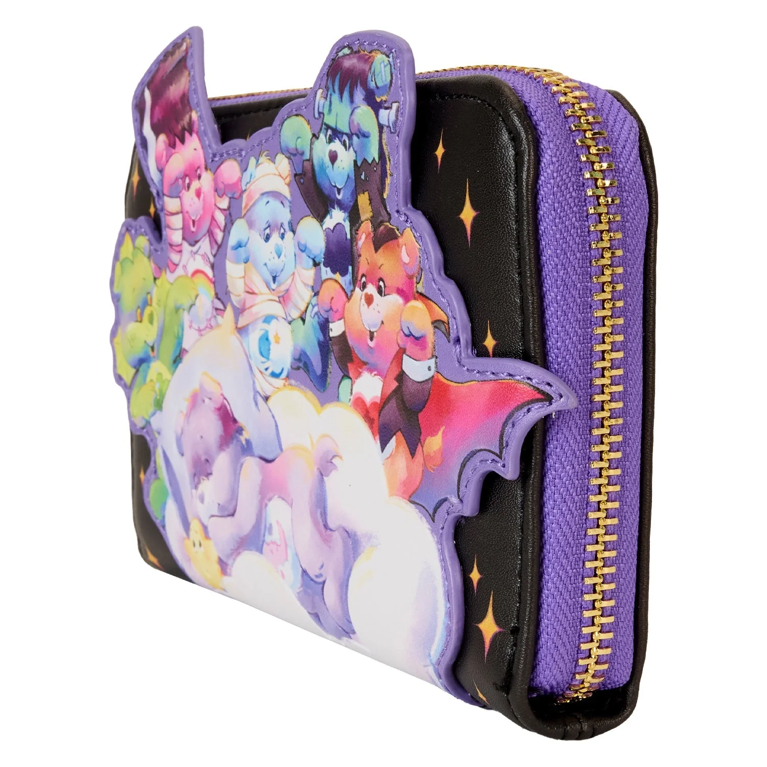 Loungefly Carebears x Universal Monsters Scary Dreams Zip Around Wallet - Image 3