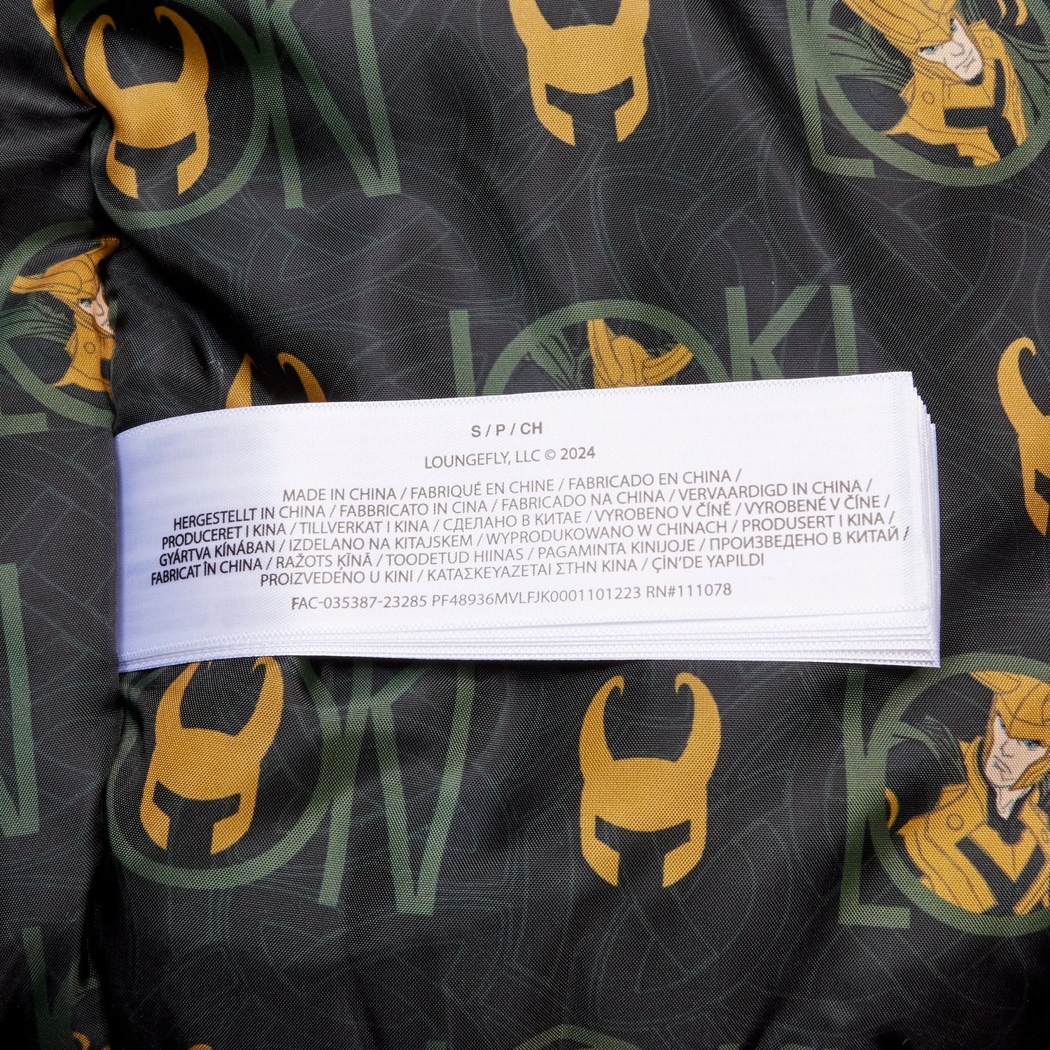 Loungefly Collectiv x Marvel Loki The Weekender Hooded Jacket - Image 6