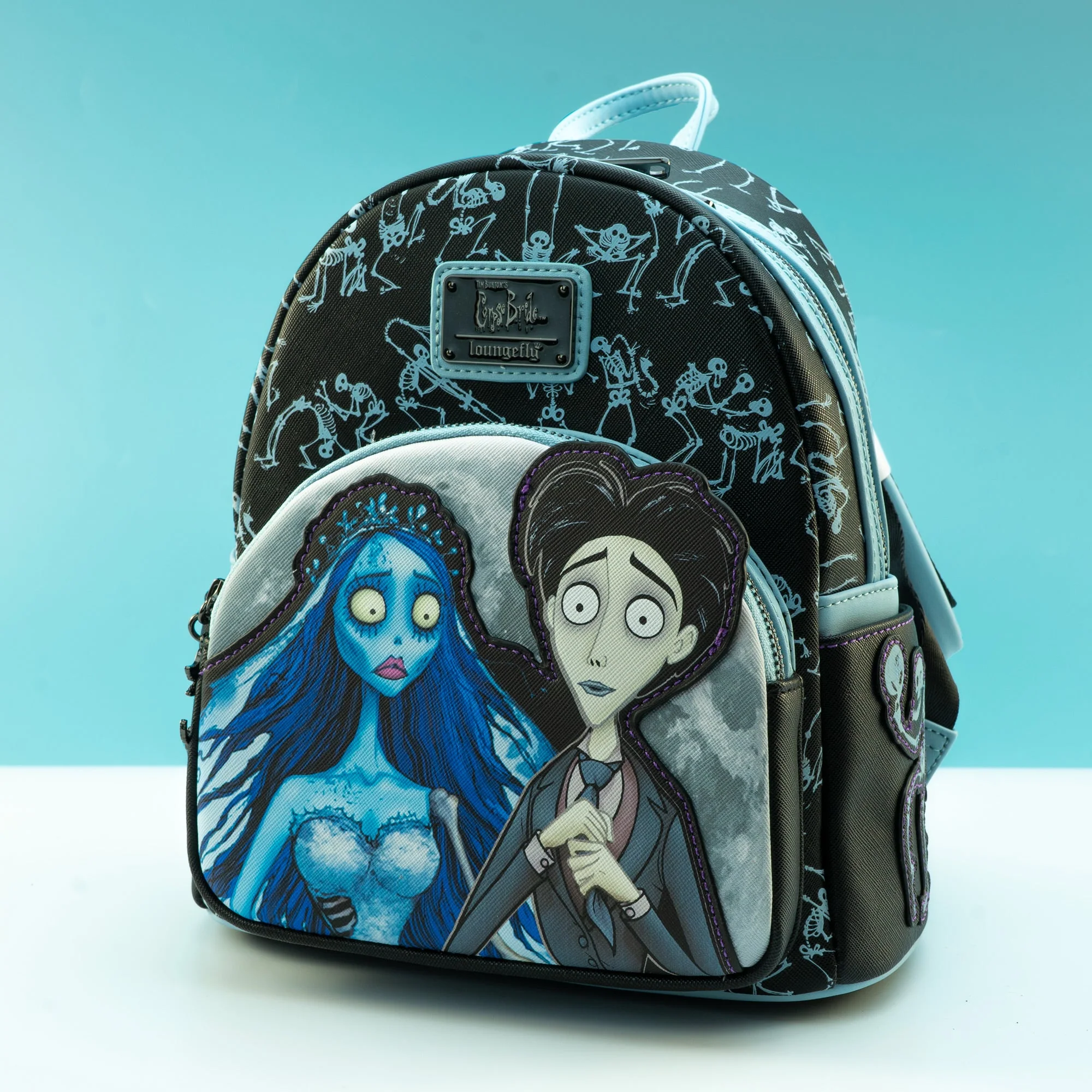 Loungefly Corpse Bride Emily and Victor SDCC Exclusive Mini Backpack - Image 2