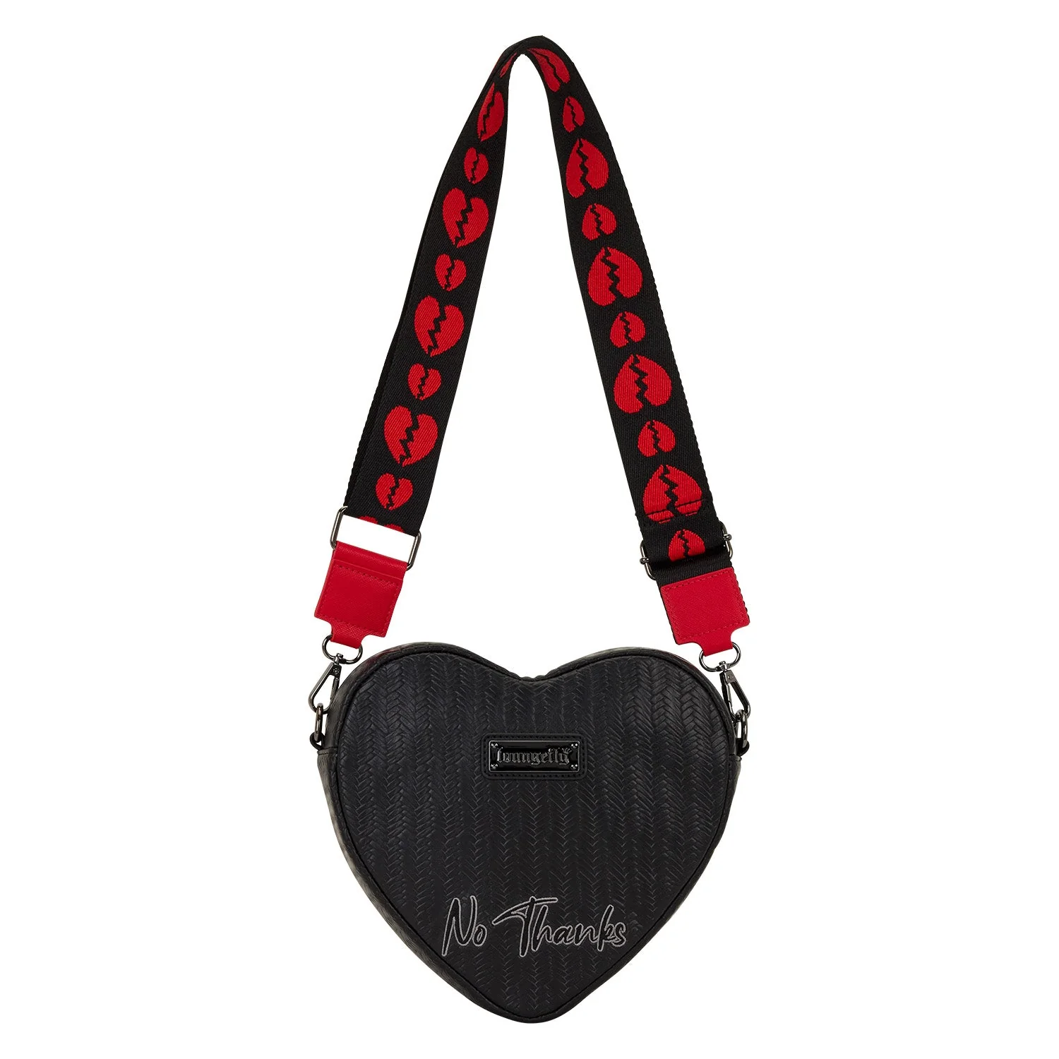 Loungefly Originals Figural Broken Heart Crossbody Bag - Image 3