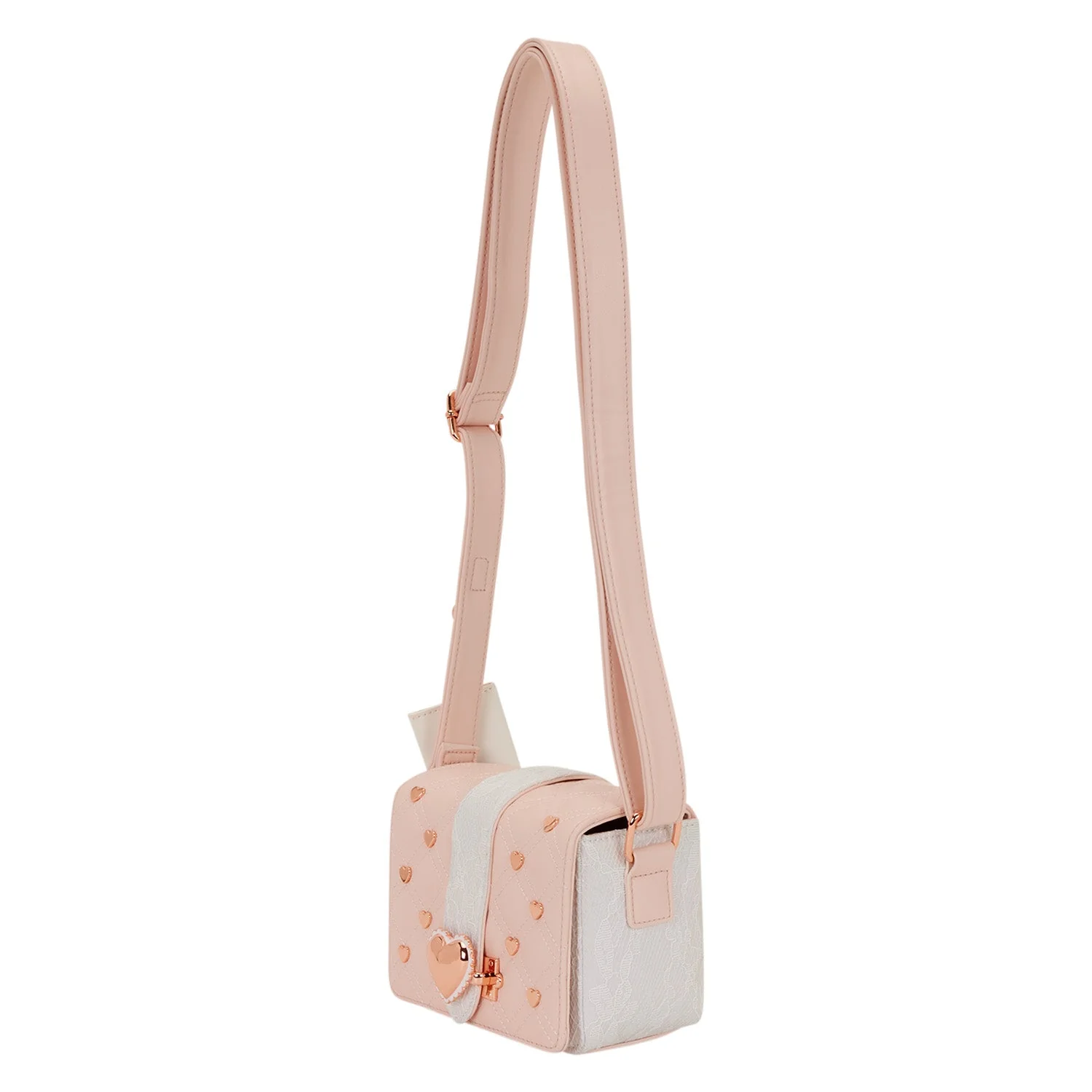 Loungefly Originals Heart Envelope Crossbody Bag With Bag Charm - Image 3