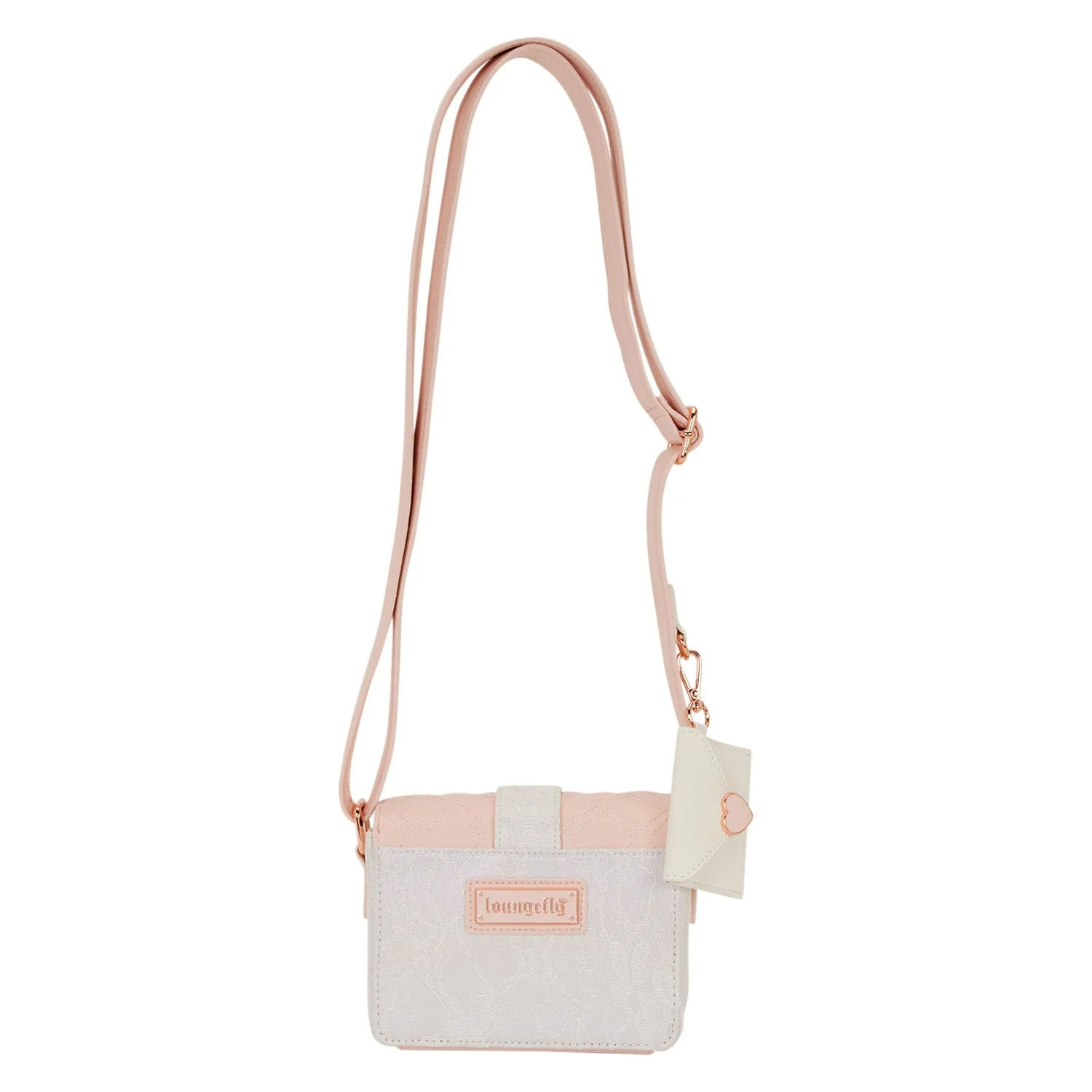 Loungefly Originals Heart Envelope Crossbody Bag With Bag Charm - Image 4
