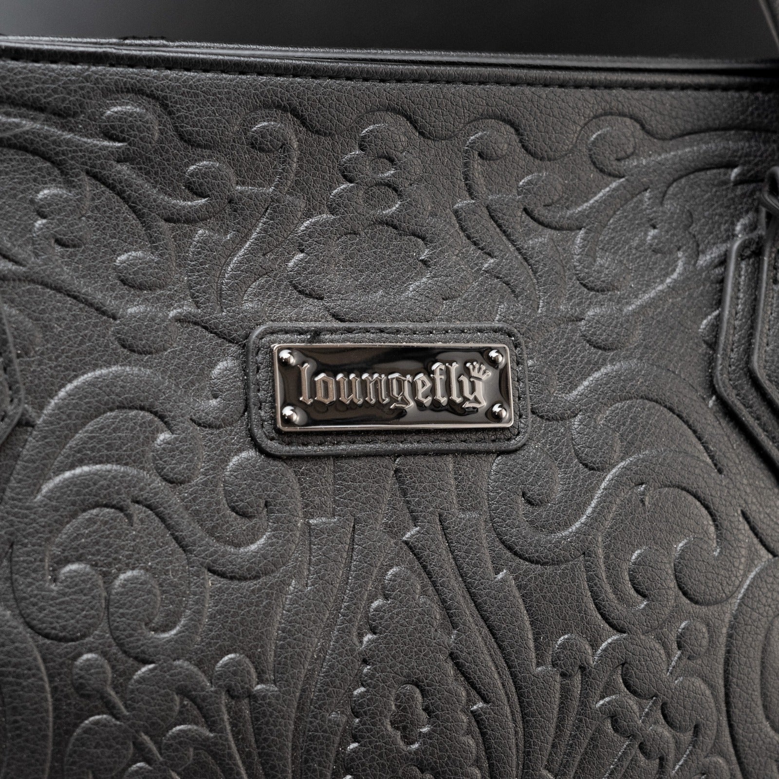 Loungefly Originals Lattice Skull Tote Bag - Image 3