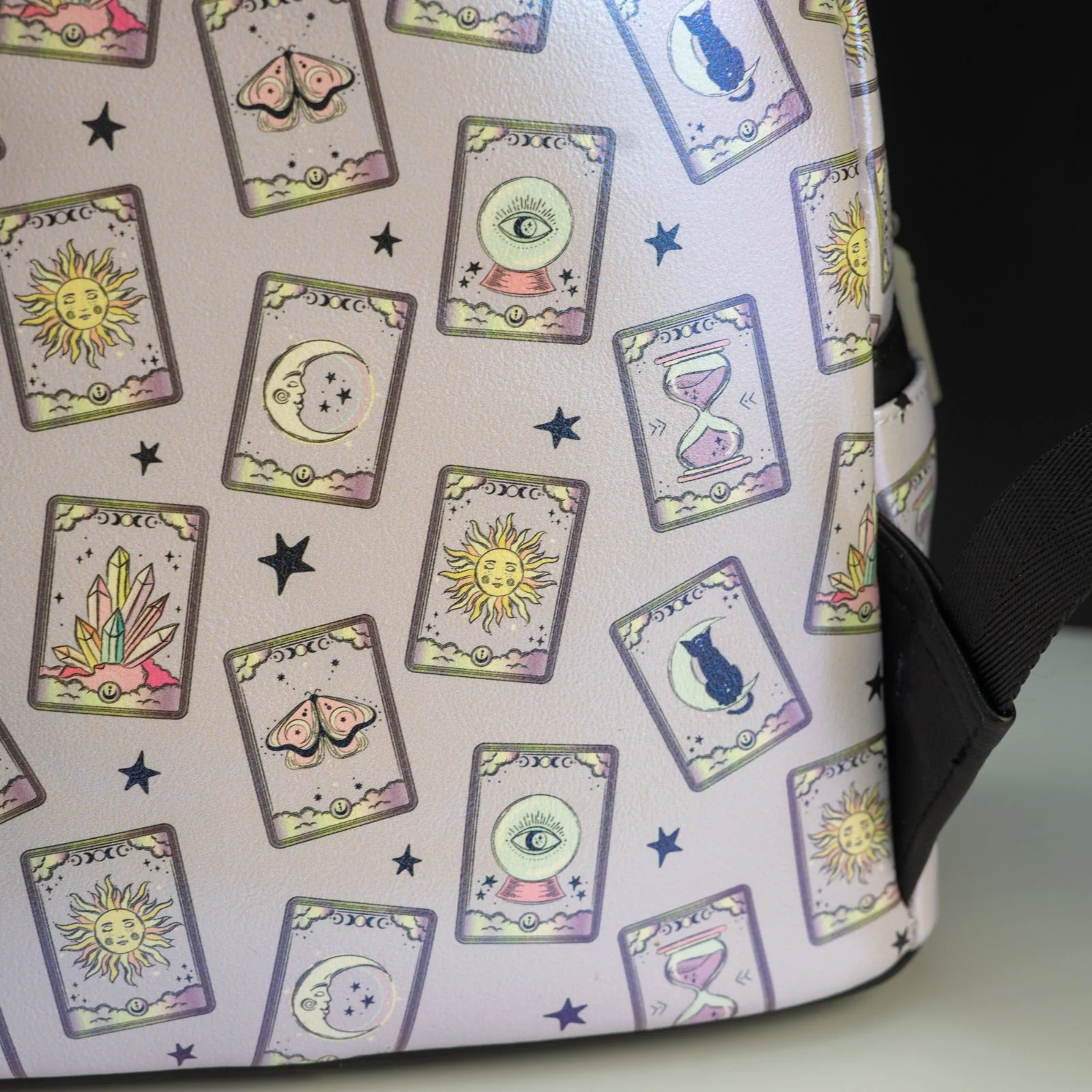 Loungefly Originals Pearlescent Tarot Cards Mini Backpack - Image 4