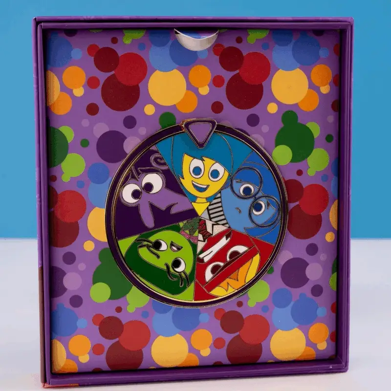 Loungefly Pixar Inside Out Core Memories Spinning 3" Collector Box Pin - Image 2