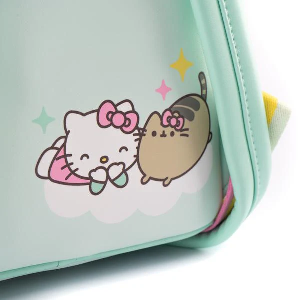 Loungefly Hello Kitty & Pusheen Rainbow Mini Backpack - Image 3