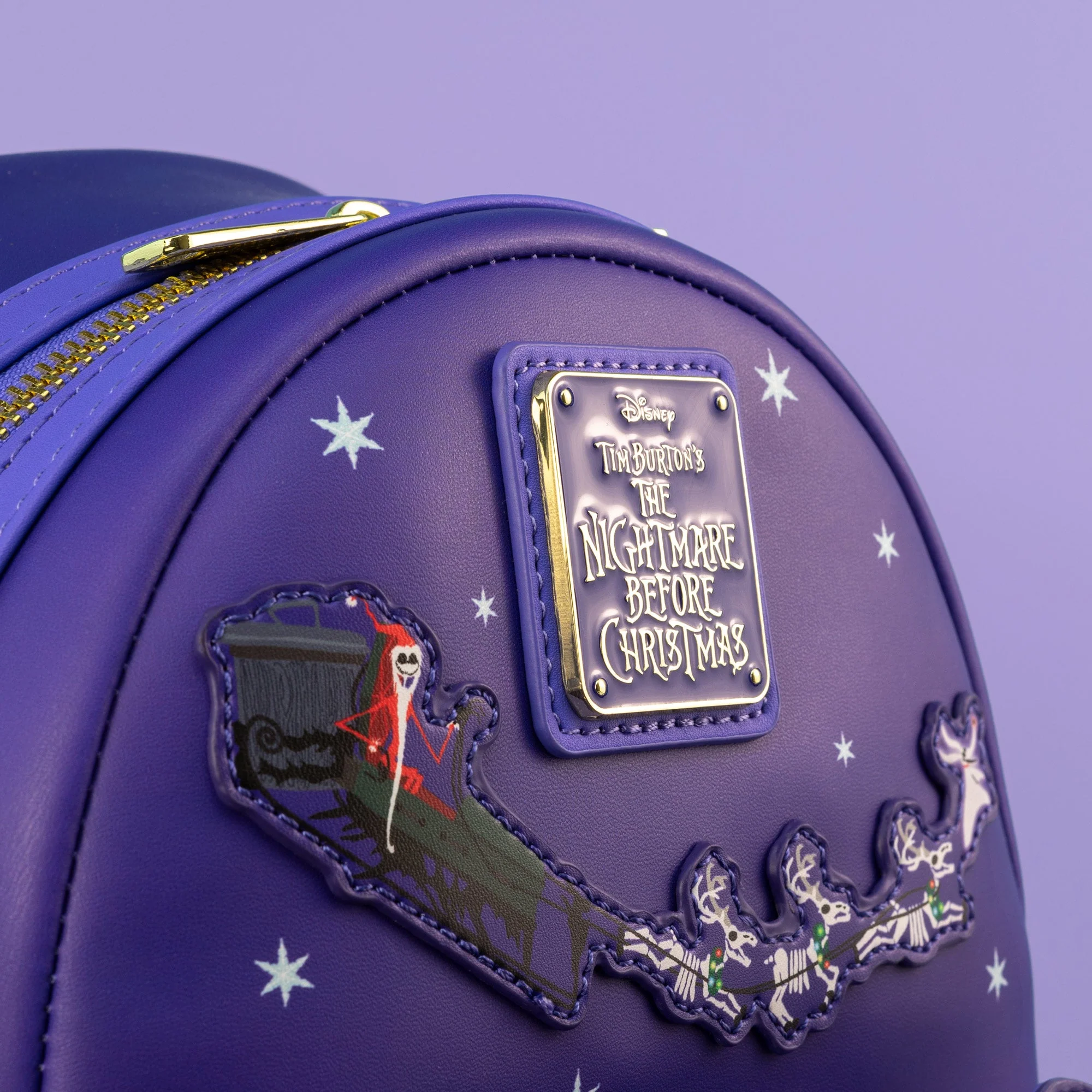 Loungefly The Nightmare Before Christmas - Santa Jack in Christmastown Mini Backpack - Image 2