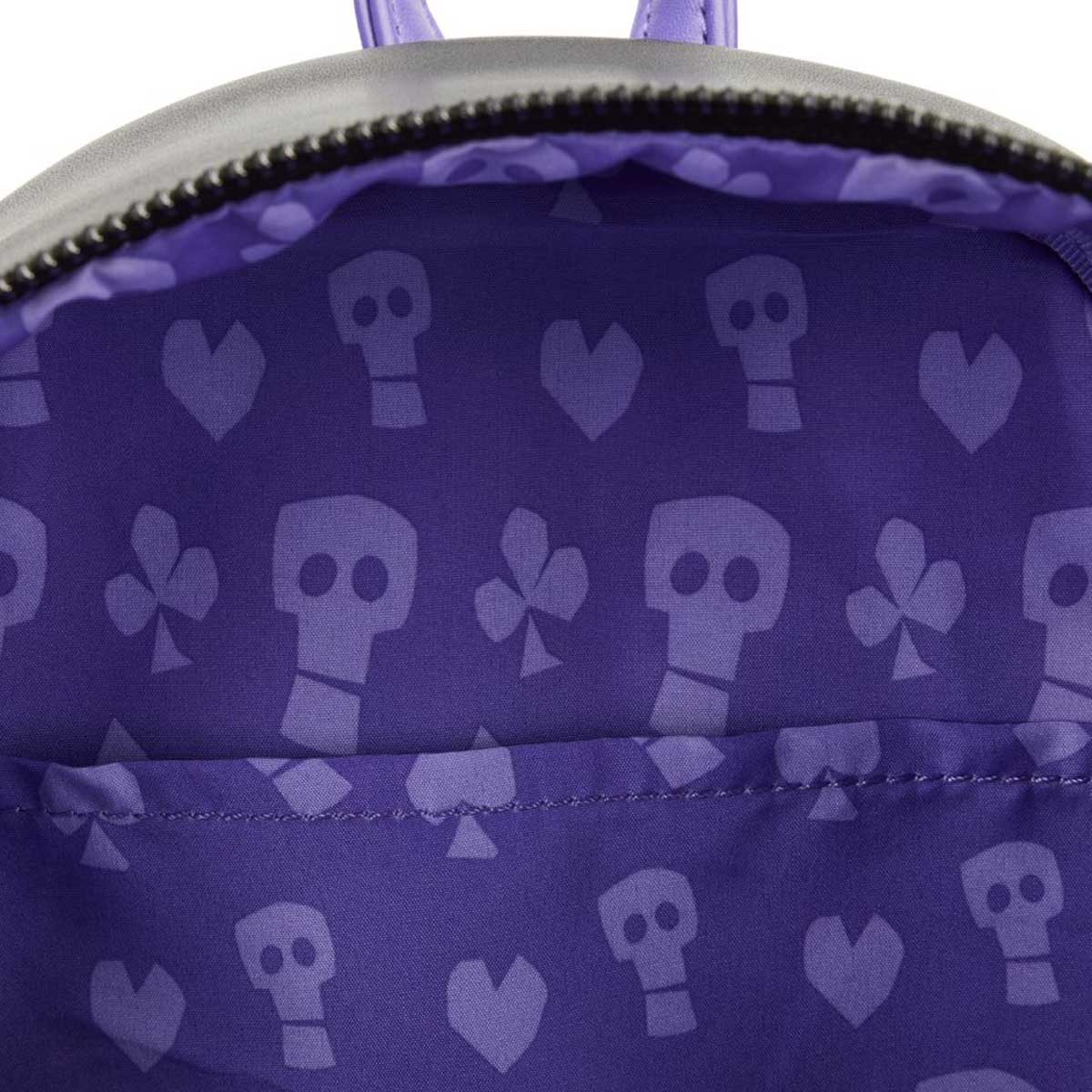 Loungefly The Nightmare Before Christmas Triple Pocket Lock Shock Barrel Oogie Boogie  Backpack - Image 7