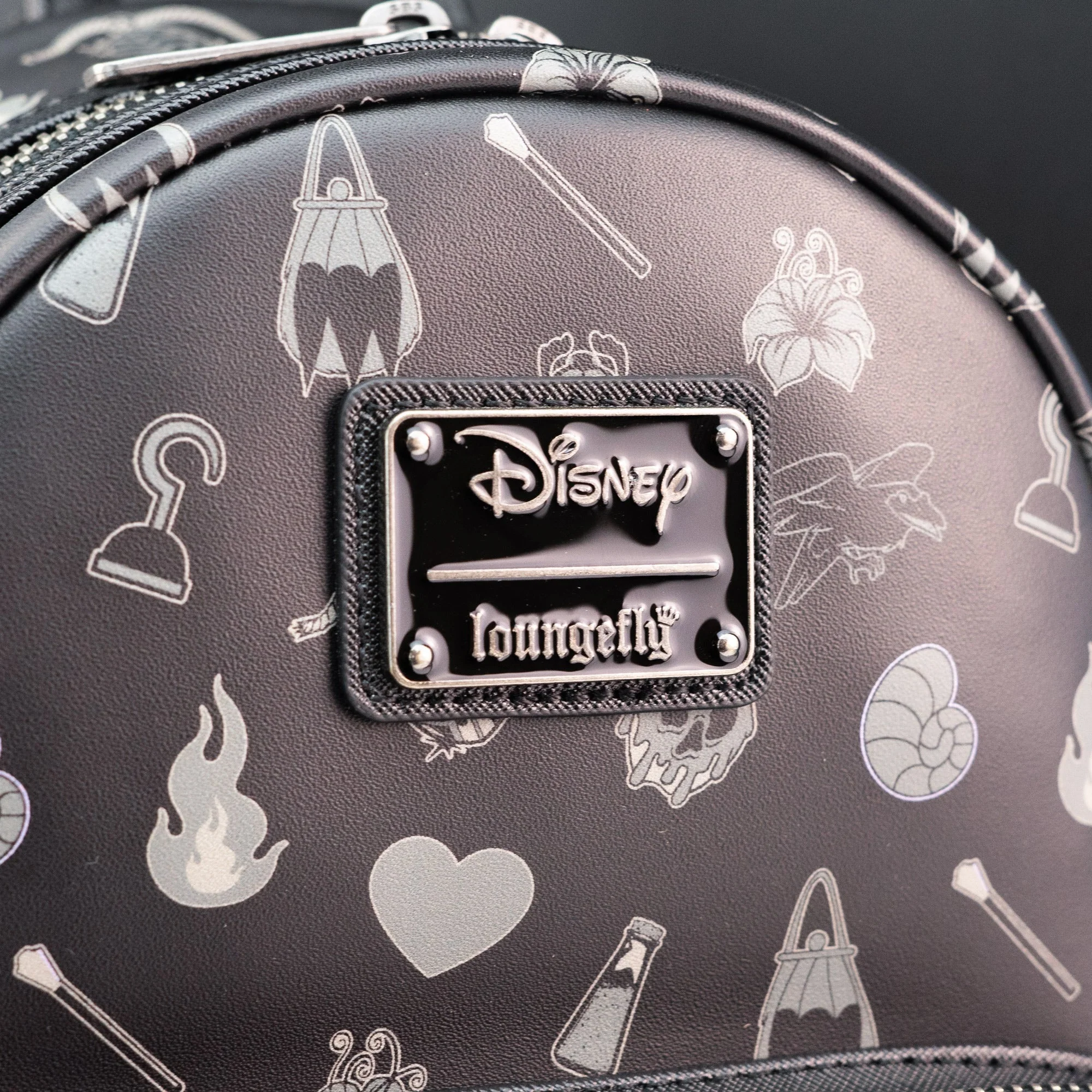 Loungefly x Disney Villains Pin Trader Mini Backpack - Image 3