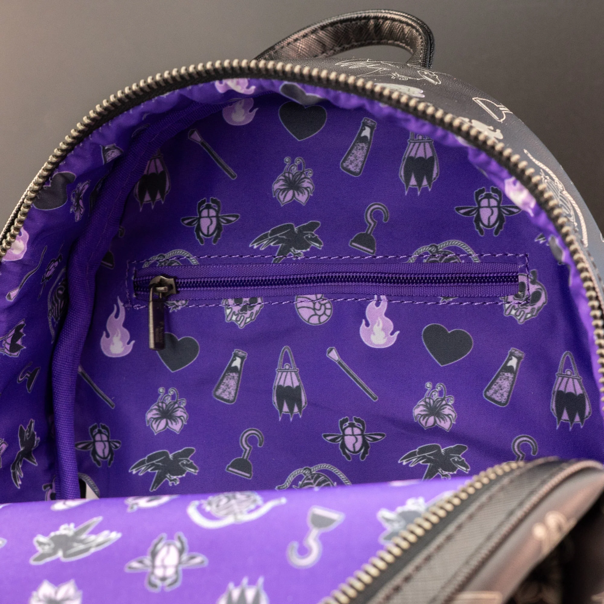 Loungefly x Disney Villains Pin Trader Mini Backpack - Image 6